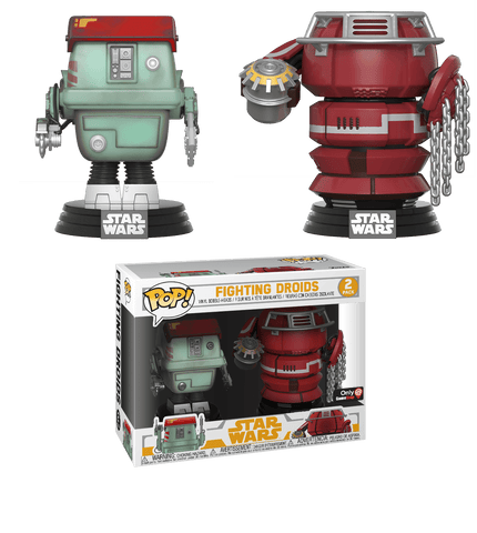 Funko Pop! Movies - Solo: A Star Wars Story - Fighting Droids (2 Pack) (Exclusive) - Simply Toys