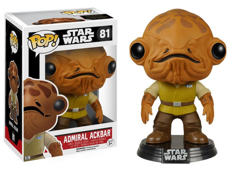 Funko Pop! Movies - Star Wars: Episode VII - The Force Awakens #81 - Admiral Ackbar - Simply Toys