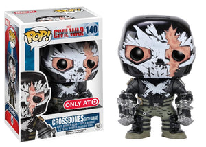 Funko Pop! MARVEL - Captain America: Civil War #140 - Crossbones (with Cracked Mask) (Exclusive) - Simply Toys
