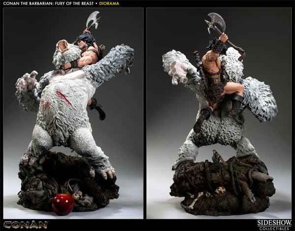 Sideshow Collectibles - Conan the Barbarian Polystone Diorama - Fury of the Beast