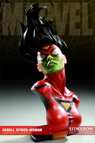 Sideshow Collectibles Legendary Scale Bust - Skrull Spider-Woman (SDCC) - Simply Toys