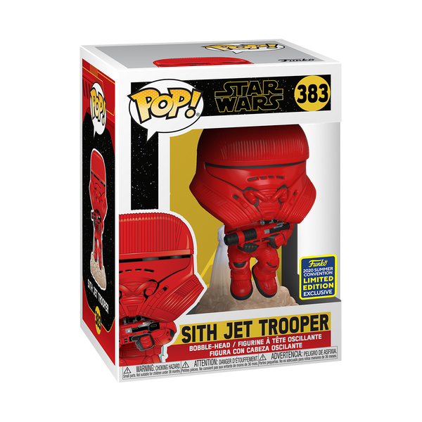 Funko Pop! Movies - Star Wars: Episode IX - The Rise of Skywalker #383 - Sith Jet Trooper (Summer Convention 2020 Exclusive)