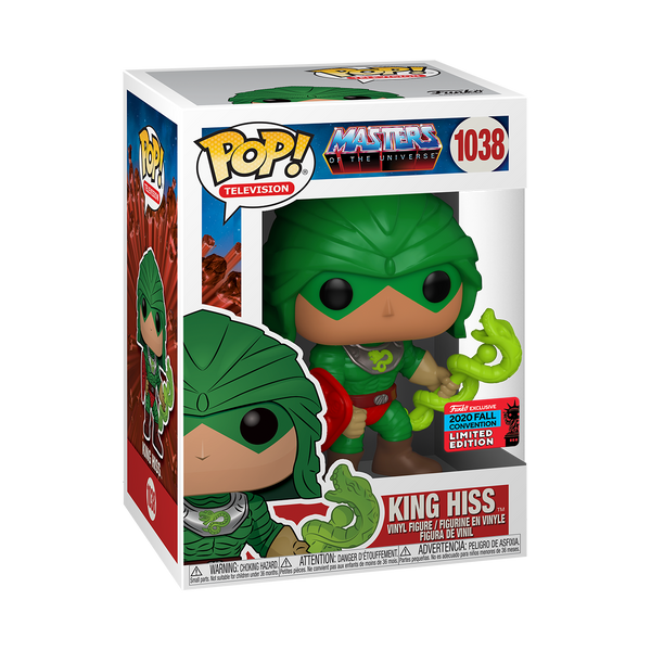 Funko Pop! Animation - Master Of The Universe #1038 - King Hiss (Fall Convention 2020 Exclusive)