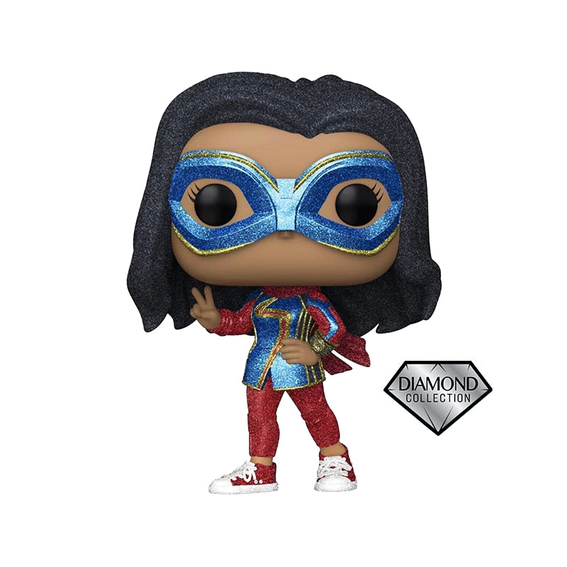 Funko Pop! Marvel – Ms. Marvel #1077 - Ms. Marvel (Diamond Glitter) (International Exclusive)