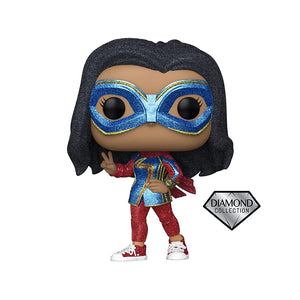 Funko Pop! Marvel – Ms. Marvel #1077 - Ms. Marvel (Diamond Glitter) (International Exclusive)