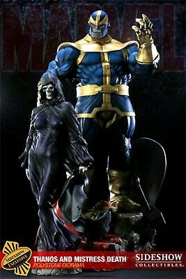 Sideshow Collectibles - Marvel - Thanos & Lady Death Mistress Death Polystone Diorama ( Exclusive )