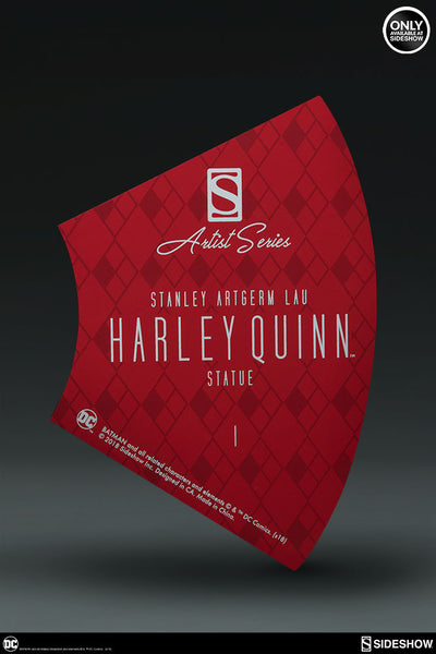 Sideshow Collectibles Stanley Artgerm Lau Artist Series Statue - Harley Quinn - Simply Toys