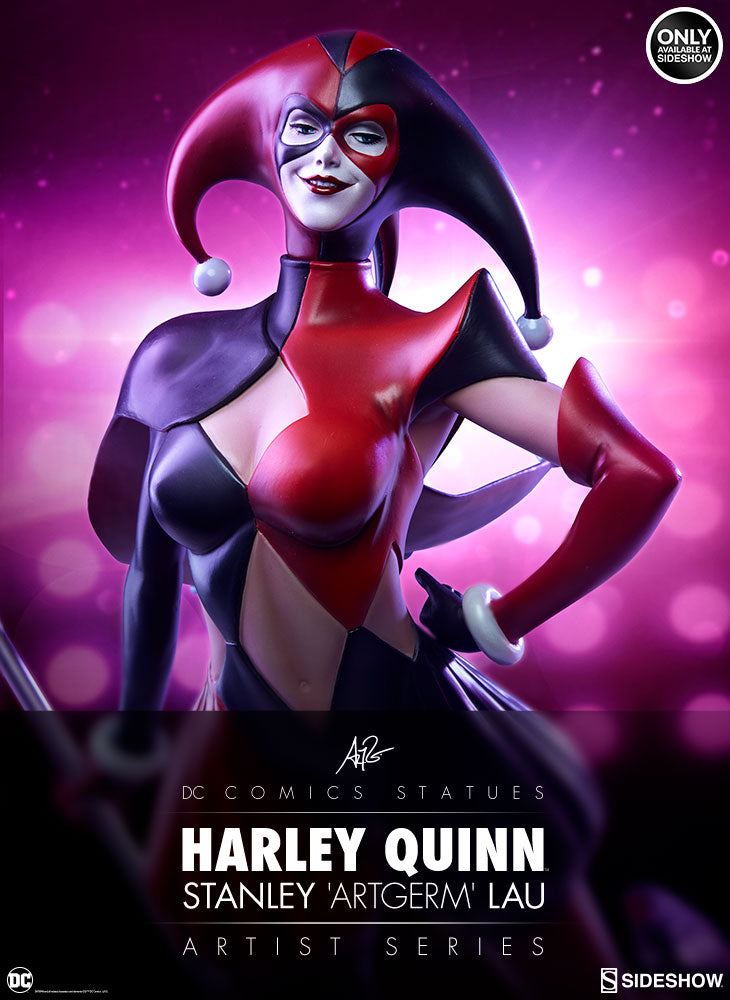 Sideshow Collectibles Stanley Artgerm Lau Artist Series Statue - Harley Quinn - Simply Toys