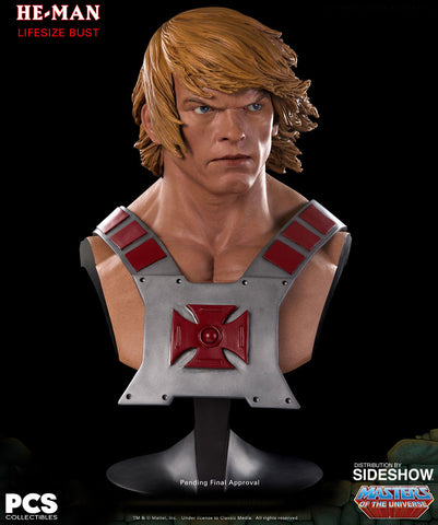 Pop Culture Shock Masters Of The Universe Life Size Bust - He-Man - Simply Toys