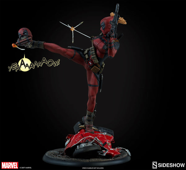 Sideshow Collectibles MARVEL Premium Format Statue - Lady Deadpool - Simply Toys