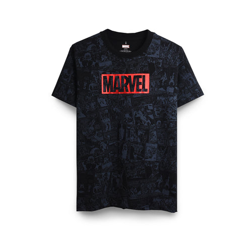 MARVEL - Comic Allover T-Shirt - Simply Toys