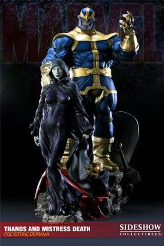 Sideshow Collectibles - Marvel - Thanos & Lady Death Mistress Death Polystone Diorama ( Exclusive )