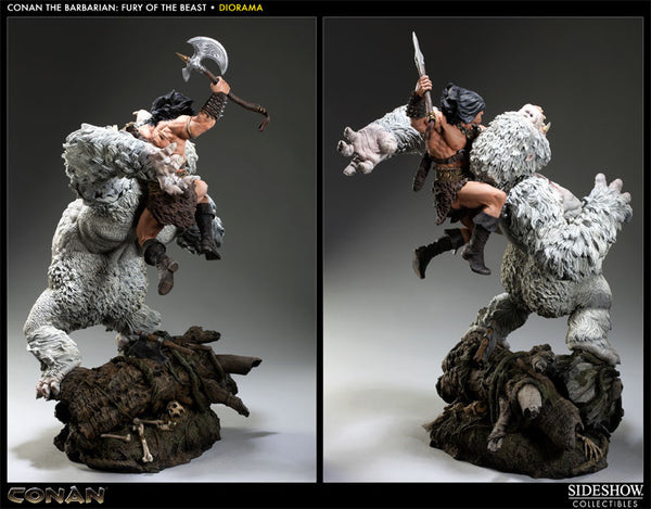 Sideshow Collectibles - Conan the Barbarian Polystone Diorama - Fury of the Beast