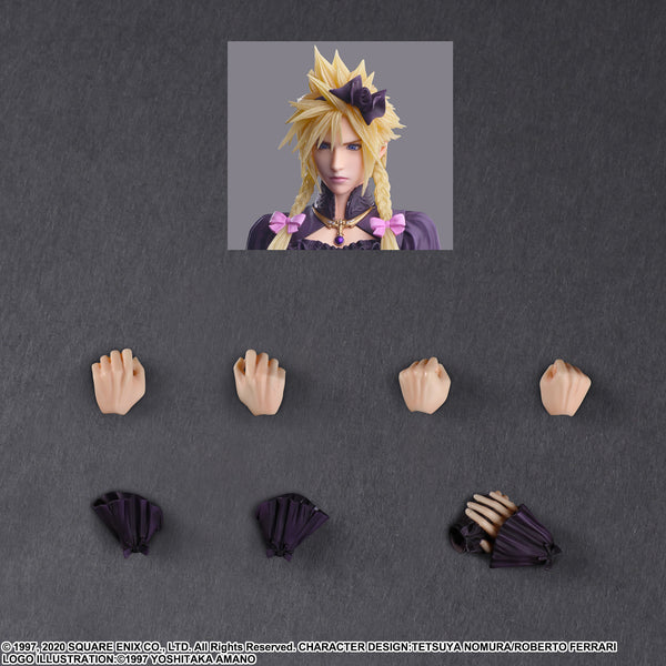 Square Enix - Final Fantasy Play Arts Kai Action Figure - VII Remake: Cloud Strife Dress Version