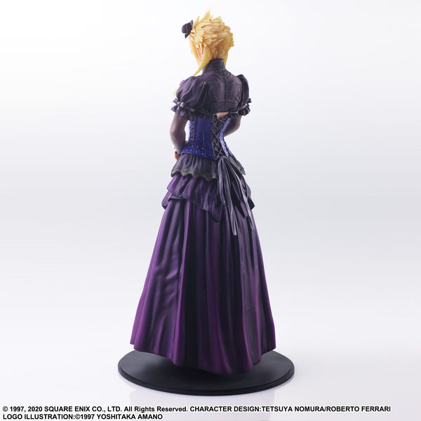 Square Enix - Final Fantasy Static Arts Figure - VII Remake: Cloud Strife Dress Version