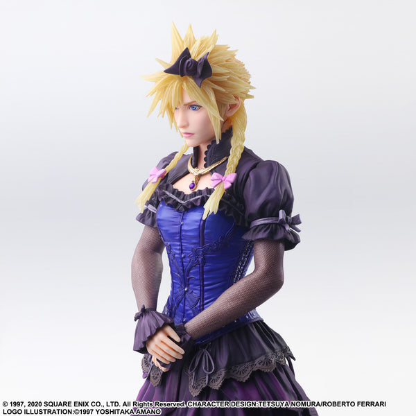 Square Enix - Final Fantasy Static Arts Figure - VII Remake: Cloud Strife Dress Version