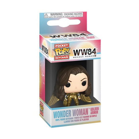 Pocket Pop! Keychain – Wonder Woman 1984 – Wonder Woman (Gold No Helmet)