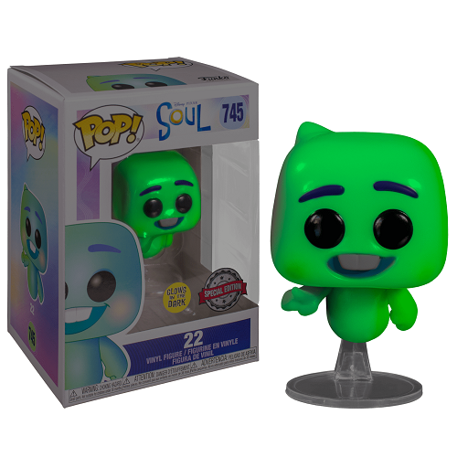 Funko Pop! Disney - Soul #745 - 22 (Glow In The Dark) (Exclusive ...