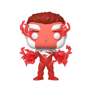 Funko Pop! : Heroes #437 - Superman (Red) (Fall Convention 2022 Exclusive)