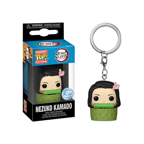 Funko Pop! Keychain - Demon Slayer - Nezuko (in Basket) (International Exclusive)