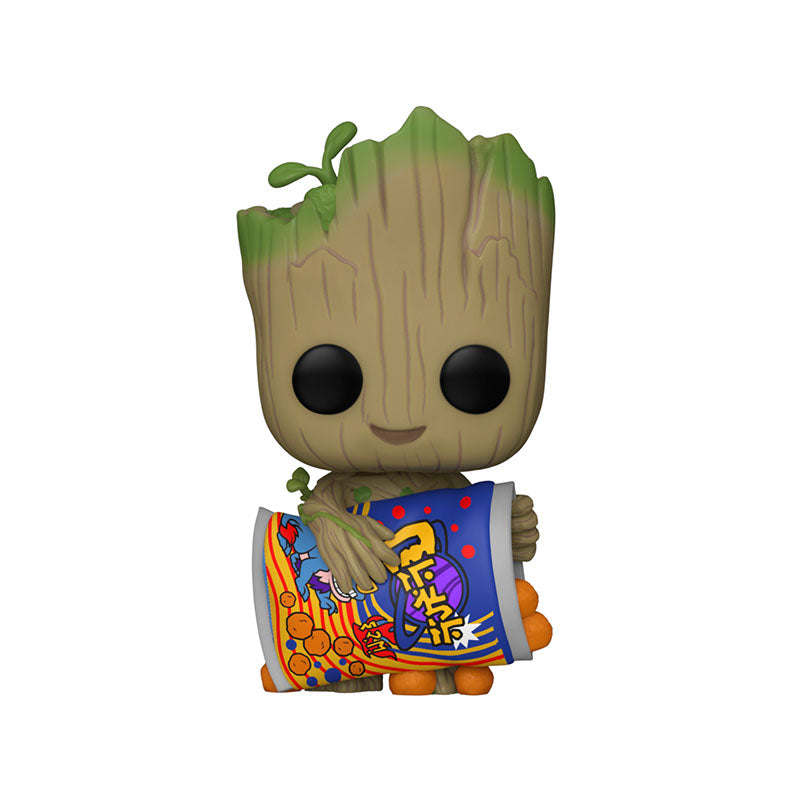 Funko Pop! Marvel - I Am Groot #1196 - Groot (w/Cheese Puffs)