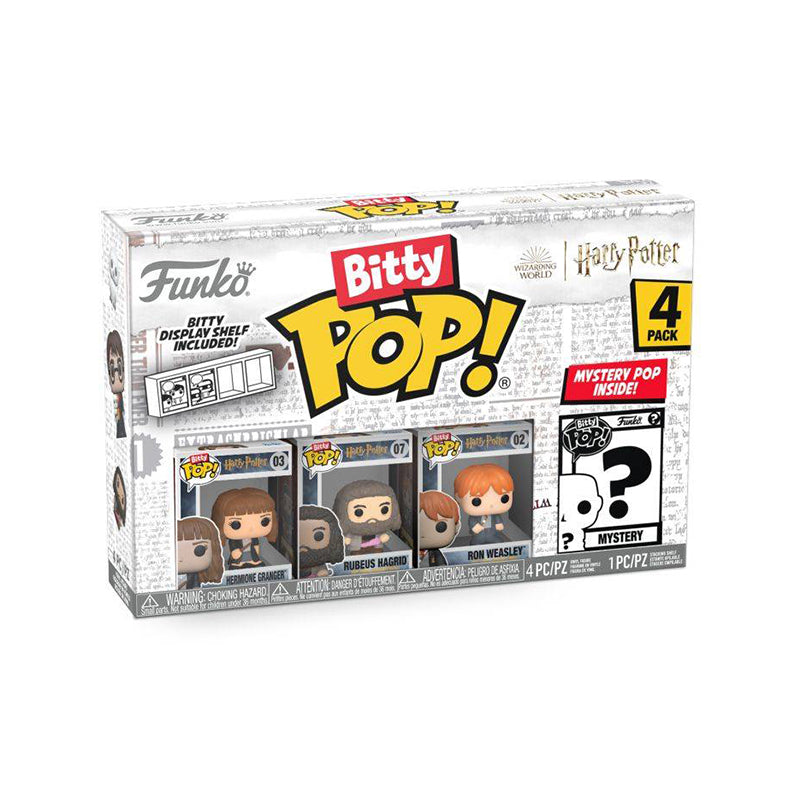 Funko Bitty Pop – Harry Potter - Hermione, Hagrid & Ron (4 Pack)