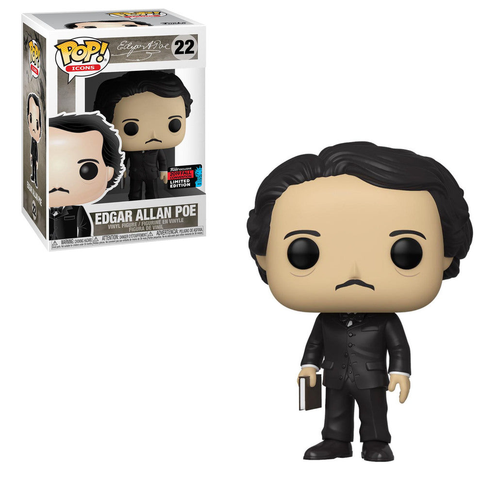 Funko Pop! Icons - Edgar Allan Poe #22 - Edgar Allan Poe (with