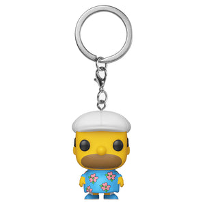 Funko Pop! Keychain - The Simpsons - Homer Muumuu (Exclusive) - Simply Toys