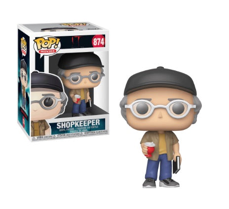 Funko Pop! Movies - It Chapter Two #874 - Shopkeeper (Stephen King) - Simply Toys