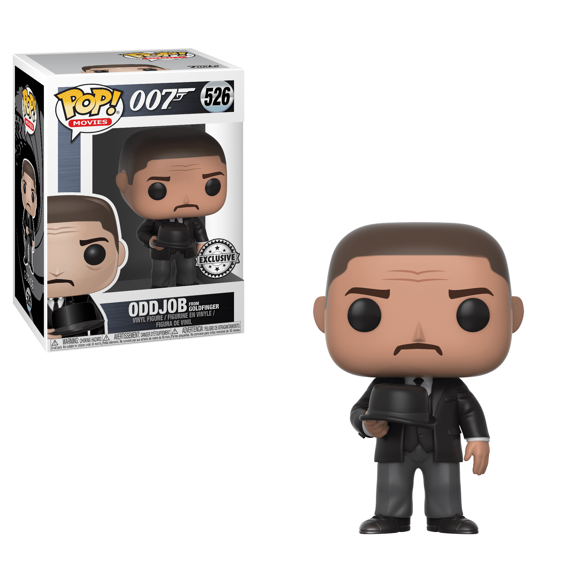 Funko Pop! Movies - James Bond #526 - Oddjob (with Hat) (Exclusive) - Simply Toys