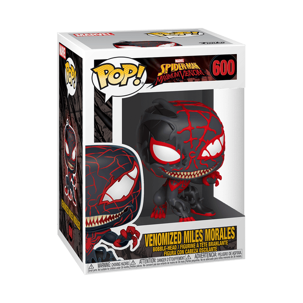 Funko Pop! MARVEL - Maximum Venom #600 - Venomized Miles Morales - Simply Toys