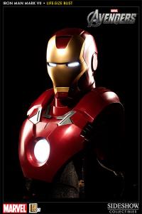 Sideshow Collectibles MARVEL Life-Size Bust - Iron Man MK VII - Simply Toys