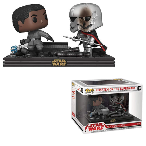 Funko Pop! Movie Moments - Star Wars: Episode VIII - The Last Jedi #257 - Rematch on the Supremacy (Finn & Captain Phasma) - Simply Toys