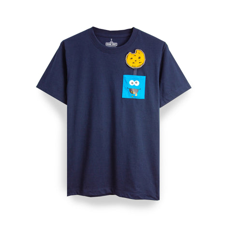 Sesame Street - Cookie Monster Pocket T-Shirt - Simply Toys