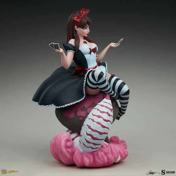 Sideshow Collectibles - J. Scott Campbell Statue - Fairytale Fantasies Collection: Alice in Wonderland [Game of Hearts Edition]