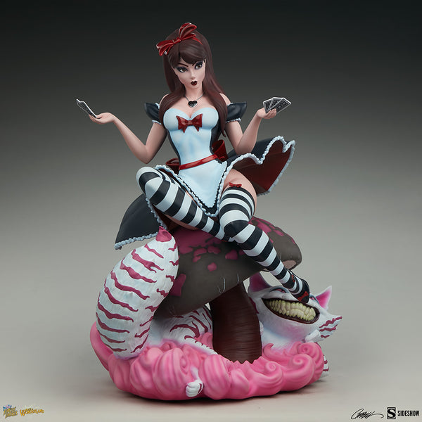 Sideshow Collectibles - J. Scott Campbell Statue - Fairytale Fantasies Collection: Alice in Wonderland [Game of Hearts Edition]