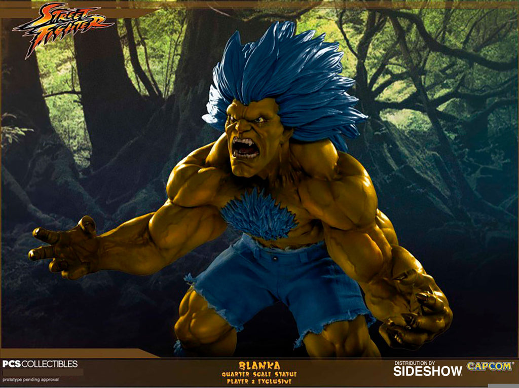 Street Fighter 2 Blanka Polystone Statue - Entertainment Earth