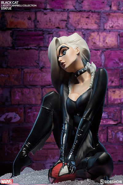 Sideshow Collectibles - Marvel Polystone Statue - J. Scott Campbell Spider-Man Collection: Black Cat
