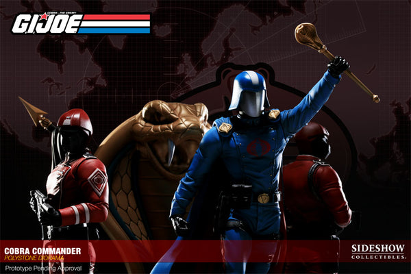 Sideshow Collectibles - G.I. Joe Polystone Diorama - Cobra Commander