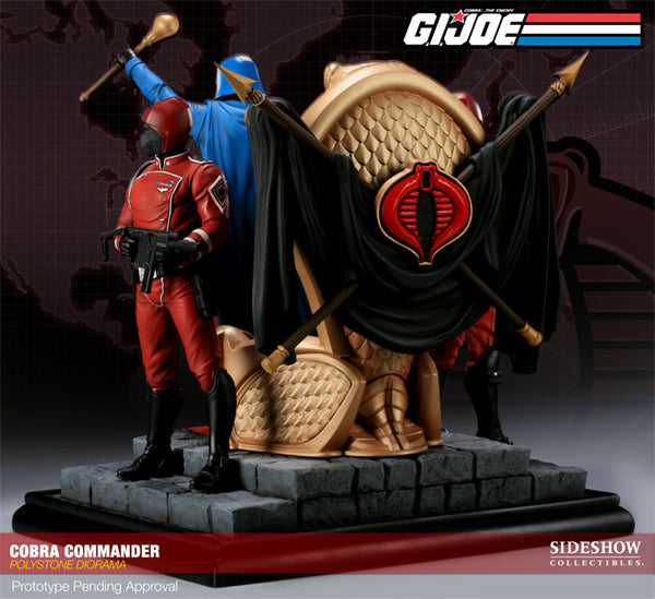 Sideshow Collectibles - G.I. Joe Polystone Diorama - Cobra Commander