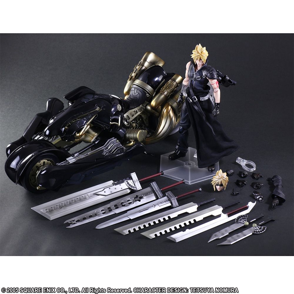 FINAL FANTASY VII PLAY ARTS クラウド&フェンリル Amazon.co.jp: FINAL FANTASY VII アドベントチルドレン PLAY ARTS