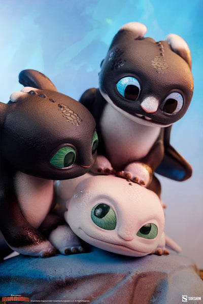 Sideshow Collectibles - How to Train Your Dragon Statue - Dart, Pouncer, and Ruffrunner