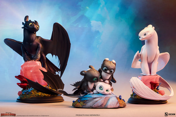 Sideshow Collectibles - How to Train Your Dragon Statue - Dart, Pouncer, and Ruffrunner