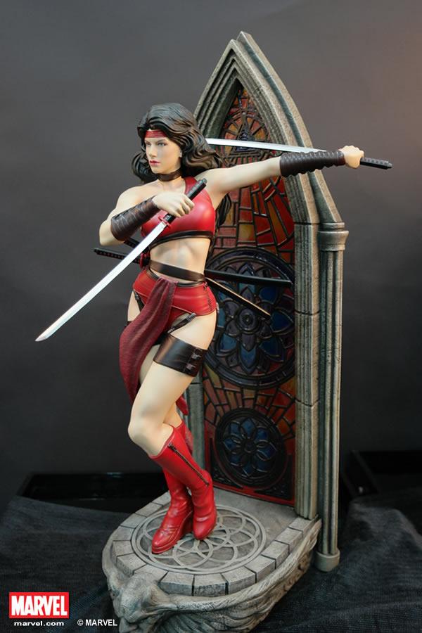 XM Studios 1/4 Scale MARVEL Premium Collectibles Statue - Elektra (Limited 700 pieces) - Simply Toys