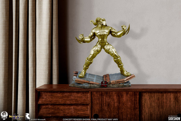 [PRE-ORDER] PCS / Sideshow Collectibles - Killer Instinct Quarter Scale Statue - Fulgore: Gold Variant