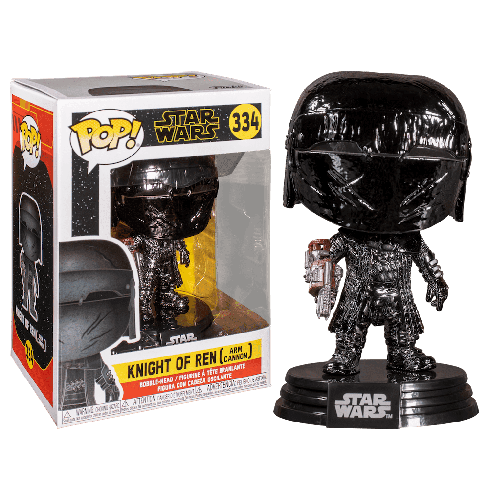 Funko Pop! Movies - Star Wars 334 - The Rise of Skywalker - Knights of Ren (Arm Cannon) (Hematite Chrome) (Exclusive)