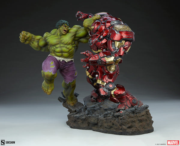 Sideshow Collectibles - Marvel Maquette - Hulk vs Hulkbuster