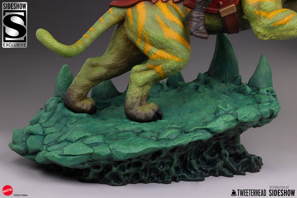 Tweeterhead / Sideshow Collectibles - Masters of the Universe Maquette - He-Man and Battle Cat Classic [Deluxe]