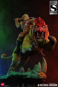 Tweeterhead / Sideshow Collectibles - Masters of the Universe Maquette - He-Man and Battle Cat Classic [Deluxe]