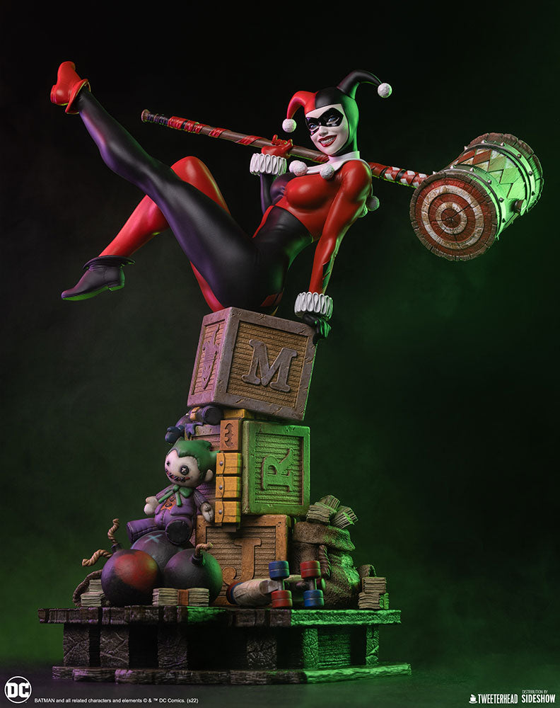 Tweeterhead / Sideshow Collectibles - DC Comics Quarter Scale Maquette - Harley Quinn